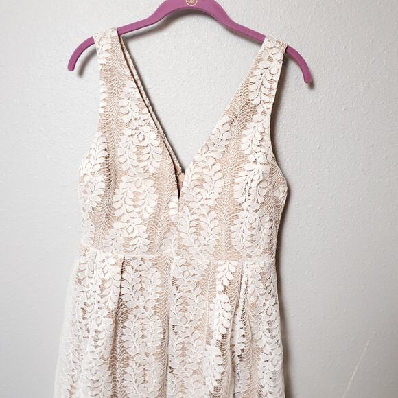 LULUS Lacey Bride Bridal All Of My Heart Balletcore Babydoll Mini Dress - Picture 4 of 10